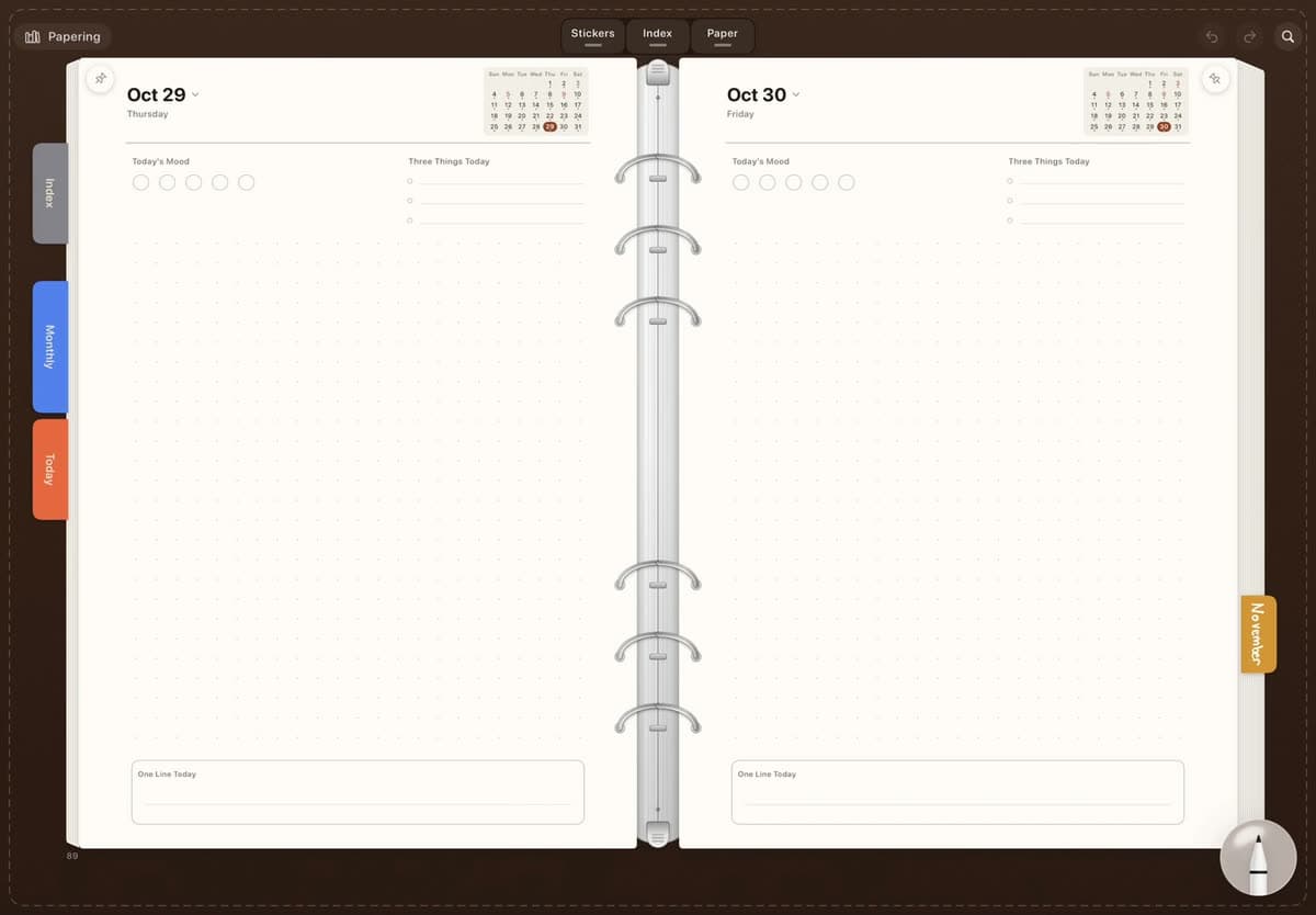 The page holding the searched word opening up